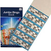 Unbranded Jumbo Bingo BTZ-5 - Juego recreativo de Mesa (6 Juegos por página x 80 Hojas)